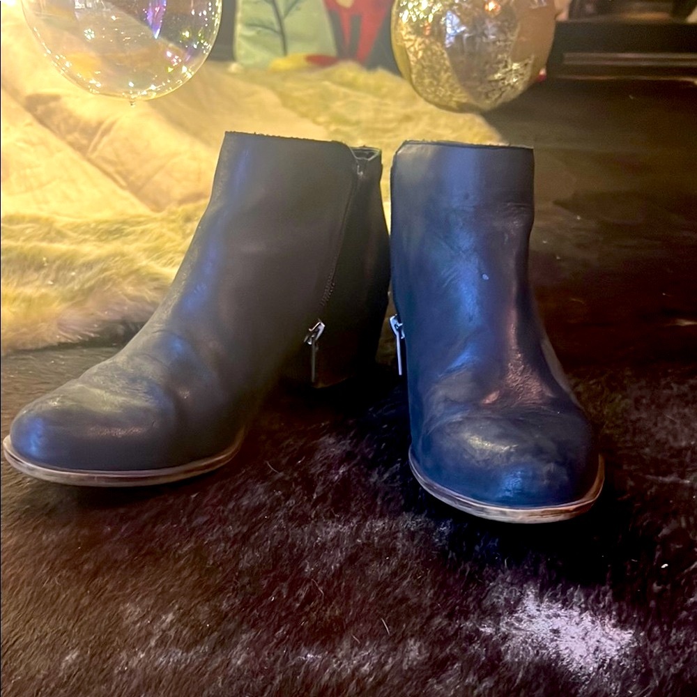 Lucky Brand Black Ankle Booties